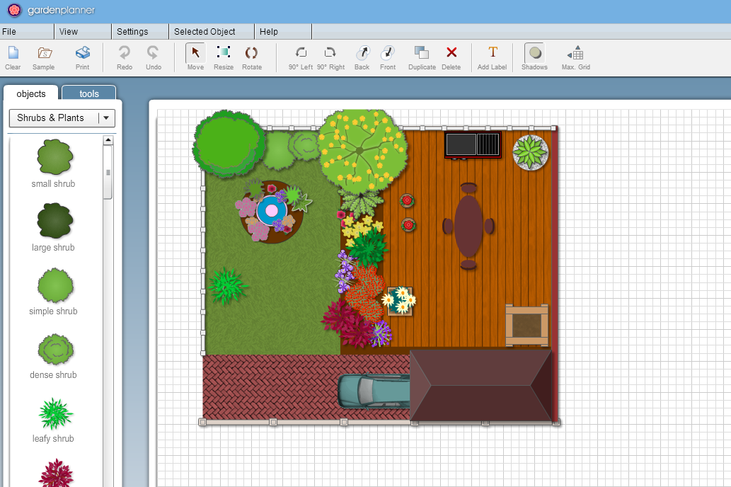 Programmi per progettare giardini Progettazione giardini online