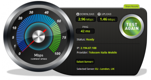 misurare velocita adsl online