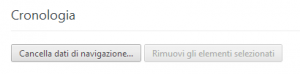 svuotare cache google chrome