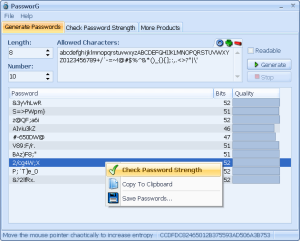 generatore password