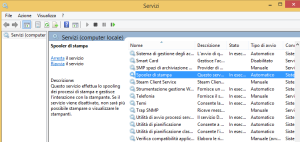 spooler di stampa windows