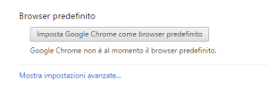 come cambiare browser predefinito